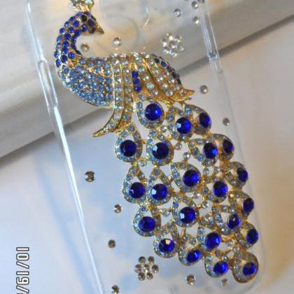 Peacock Samsung Galaxy S4 Clear Case, Bling..