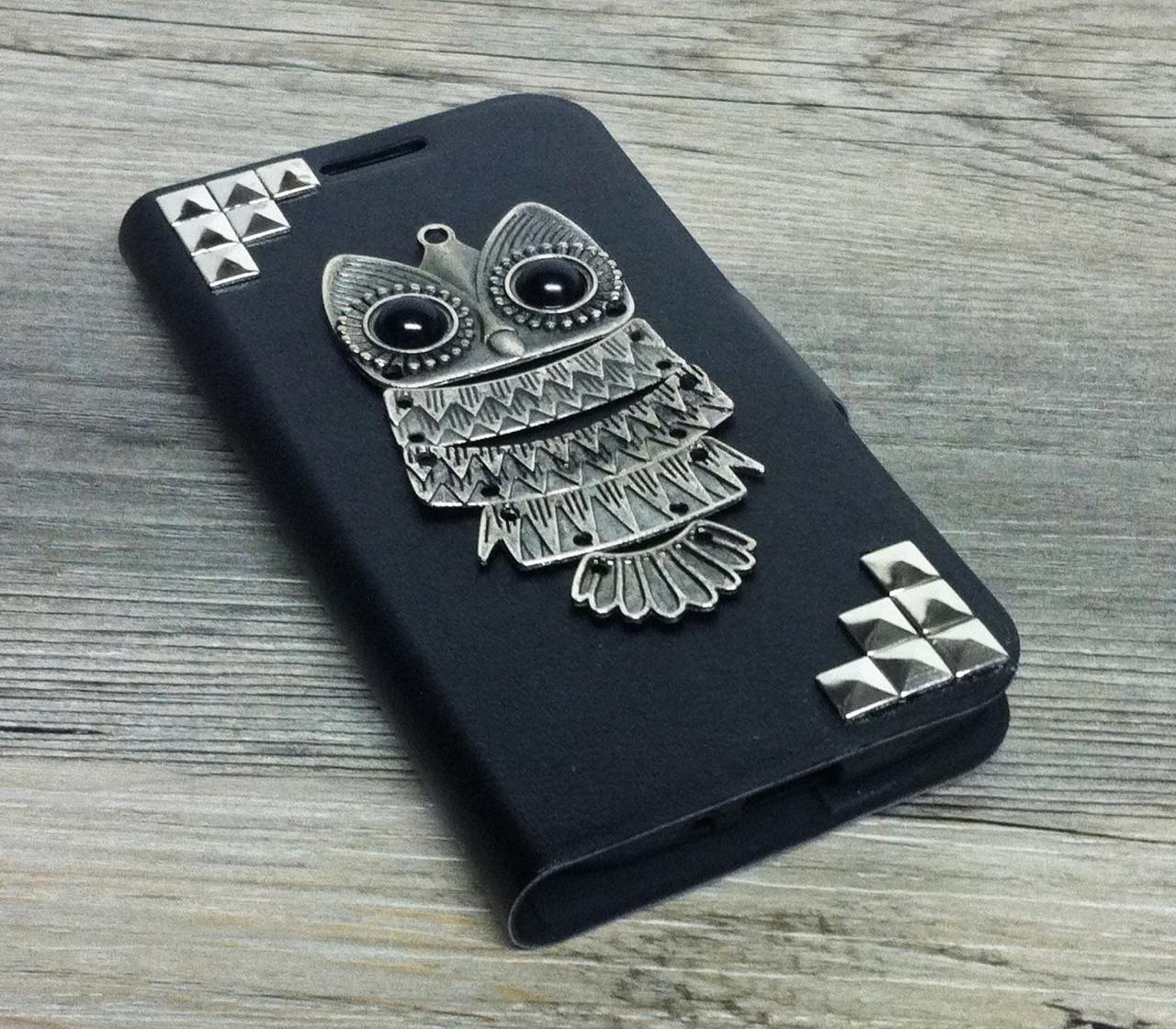 Iphone 5 Case, Iphone 5s Case Wallet Case, Owl Samsung Galaxy S5 Wallet Case