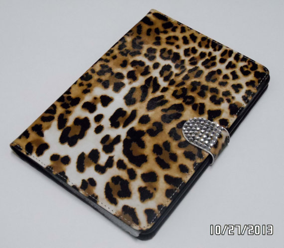 Leopard Ipad Mini Case Cover, Ipad Mini 2 Case Cover With Rhinestones